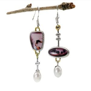 NEW ASYMMETRICAL DANGLE EARRINGS